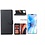 Ntech Hoesje Geschikt voor iPhone 12 / 12 Pro hoesje - bookcase / wallet cover portemonnee Bookcase hoes Zwart + 2x tempered glass / Screenprotector