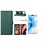 Ntech Hoesje Geschikt voor iPhone 12 Mini hoesje - bookcase / wallet cover portemonnee Bookcase Groen + 2x tempered glass / Screenprotector