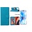 Ntech Hoesje Geschikt voor iPhone 12 Mini hoesje - bookcase / wallet cover portemonnee Bookcase Blauw + 2x tempered glass / Screenprotector