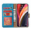 Ntech Hoesje Geschikt voor iPhone 12 Mini hoesje - bookcase / wallet cover portemonnee Bookcase Blauw + 2x tempered glass / Screenprotector
