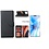 Ntech Hoesje Geschikt voor iPhone 12 Pro Max hoesje - portemonnee bookcase / wallet cover Zwart + 2x tempered glass / Screenprotector