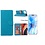 Ntech Hoesje Geschikt voor iPhone 12 Pro Max hoesje - portemonnee bookcase / wallet cover Blauw + 2x tempered glass / Screenprotector