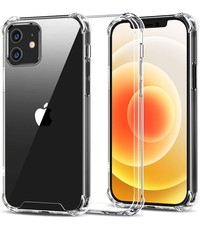 Ntech iPhone 12 / 12 Pro Hoesje TPU Schokbestendig met verstevigde randen