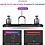 Ntech Huawei P smart 2020 Hoesje Ring Houder Armor backcover + 2x Screenprotector - Zwart