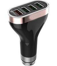 Eisenz Eisenz C701Q 4 Poorten USB Lader 7A Car Charger – Auto Oplader - Voor Tablets / Smartphones + Micro USB kabel