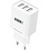 Eisenz Eisenz EZ611 USB-C 3 poorten oplader 3.1A Smart Fast Charge stekker / lader met Type C kabel