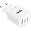 Eisenz Eisenz EZ611 USB-C 3 poorten oplader 3.1A Smart Fast Charge stekker / lader met Type C kabel