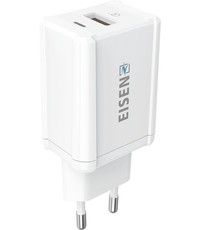 Eisenz Eisenz EZ802 USB-C Snellader 18W 3A oplader QC3.0 + Type C USB Kabel