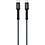 Eisenz Eisenz LC91 Power Delivery PD USB-C naar Type-C 3A Ultrasnelle oplaadkabel en data kabel 1M - zwart