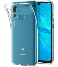 Ntech Huawei Y6P 2020 siliconen hoesje - Transparant backcover TPU case