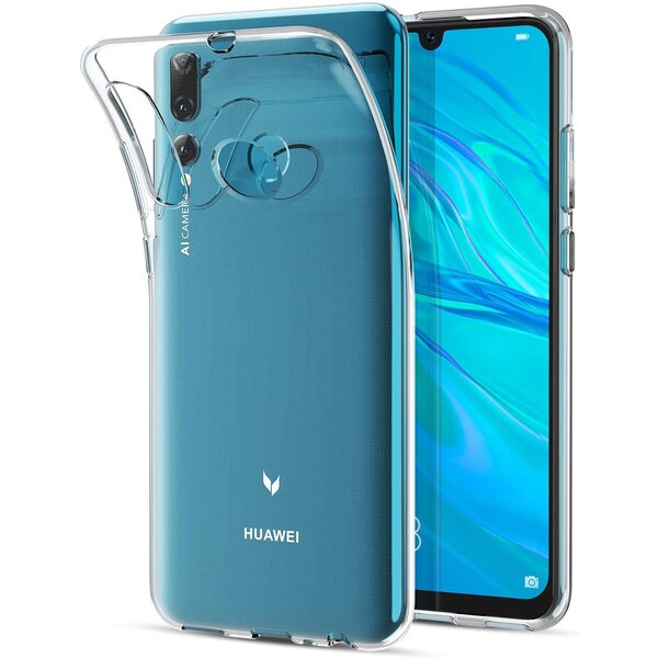 Ntech Hoesje Geschikt voor Huawei Y6P 2020 siliconen hoesje - Transparant backcover TPU case