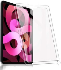 Ntech 2 Pack Screenprotector Voor Apple iPad Air 4 2020 10.9" & iPad Pro 11 2020/2018, Tempered Glass