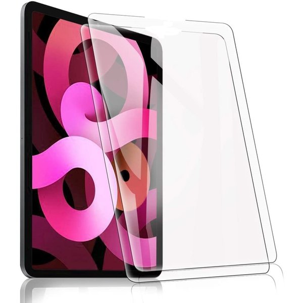 Ntech 2 Pack Screen Protector Voor Apple iPad Air 4 2020 10.9" & iPad Pro 11 2020/2018, Tempered Glass