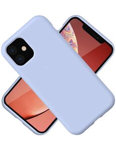 Ntech Hoesje iPhone 12 / 12 Pro Nano Liquid siliconen Backcover Licht Blauw