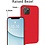 Ntech Hoesje Geschikt voor iPhone 12 / 12 Pro - Nano Liquid siliconen Backcover - Rood