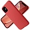 Ntech Hoesje Geschikt voor iPhone 12 / 12 Pro - Nano Liquid siliconen Backcover - Rood