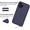 Ntech Hoesje Geschikt voor iPhone 12 / 12 Pro - Nano Liquid siliconen Backcover - Navy