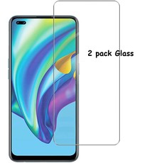 Ntech Oppo Reno 4 Lite 2 pack tempered glass / Screenprotector
