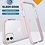 Ntech Hoesje Geschikt voor iPhone 12 Pro Max Hoesje Transparant Anti Shock - backcover met Bumper Rose