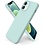 Ntech Nano Hoesje siliconen Backcover - Soft TPU case  Geschikt voor iPhone 12 Pro Max (6.7 inch) - Mint Groen