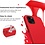 Ntech Nano Hoesje siliconen Backcover - Soft TPU case  Geschikt voor iPhone 12 Pro Max (6.7 inch) - Rood