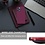 Ntech Nano Hoesje siliconen Backcover - Soft TPU case  Geschikt voor iPhone 12 Pro Max (6.7 inch) - Wijnrood