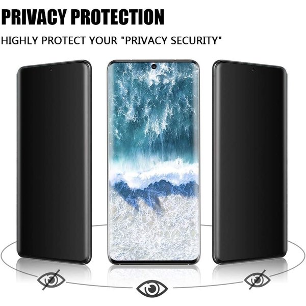 Ntech Geschikt voor Samsung Galaxy S20 Ultra Anti Spy tempered glass - Privacy Screen Protector