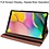Ntech Hoes Geschikt voor Samsung Galaxy Tab A7 Hoes - 10.4 inch - (2020/2022) - bookcase draaibaar - Rose Goud