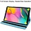 Ntech Hoes Geschikt voor Samsung Galaxy Tab A7 Hoes - 10.4 inch - (2020/2022) - bookcase draaibaar - Licht Blauw