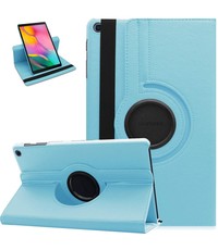 Ntech Samsung Galaxy Tab A7 360 draaibare Hoesje Licht Blauw
