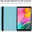 Ntech Hoes Geschikt voor Samsung Galaxy Tab A7 Hoes - 10.4 inch - (2020/2022) - bookcase draaibaar - Licht Blauw