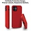 Ntech Hoesje Geschikt voor iPhone 12 Mini Hoesje Nano siliconen Backcover - Soft TPU case met micro fiber - Rood