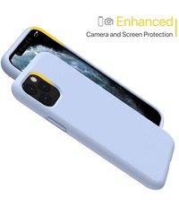 Ntech iPhone 12 Mini Hoesje Nano siliconen Licht Blauw