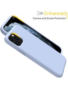 Ntech iPhone 12 Mini Hoesje Nano siliconen Licht Blauw