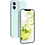 Ntech Hoesje Geschikt voor iPhone 12 Mini Hoesje - Nano siliconen Backcover - Soft TPU case met microvezel - Mint Groen