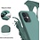 Ntech Hoesje Geschikt voor iPhone 12 Mini Hoesje - Nano siliconen Backcover - Soft TPU case met microvezel - Pine Groen