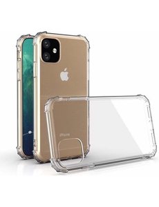 Merkloos iPhone 11 hoes doorzichtbaar - 6.1 inch - Transparant hoes voor iPhone 11 -