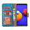 Ntech Hoesje Geschikt Voor Samsung Galaxy A01 Core Hoesje  book case met Pasjeshouder - Blauw
