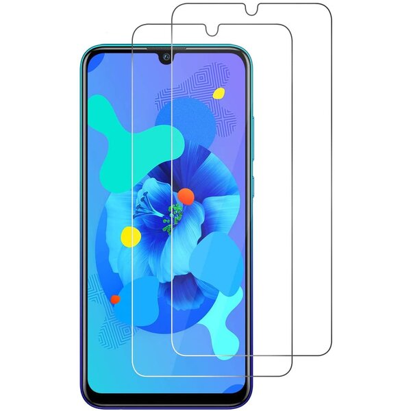 Ntech Geschikt voor Huawei P Smart 2021 tempered glass / P Smart 2021 Screen Protector - 2 pack
