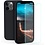 Ntech Hoesje Geschikt voor iPhone 12 Mini Hoesje - Soft Nano siliconen cover TPU backcover - Zwart met 1x Screenprotector