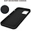 Ntech Hoesje Geschikt voor iPhone 12 Mini Hoesje - Soft Nano siliconen cover TPU backcover - Zwart met 1x Screenprotector