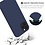 Ntech Hoesje Geschikt voor iPhone 12 Mini Hoesje - Soft Nano siliconen cover TPU backcover - Navy met 1x Screenprotector