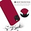 Ntech Hoesje Geschikt voor iPhone 12 Mini Hoesje - Soft Nano siliconen cover TPU backcover - Wijnrood met 1x Screenprotector