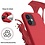 Ntech Hoesje Geschikt voor iPhone 12 Mini Hoesje - Soft Nano siliconen cover TPU backcover - Rood met 1x Screenprotector