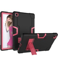 Ntech Ntech Armor Kickstand Case Samsung Galaxy Tab A 10.1 (2019) - Zwart / Pink