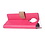 Ntech Hoesje Geschikt voor Xiaomi Poco X3 Hoesje met stand portemonnee book case Pasjeshouder wallet - Pink