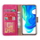 Ntech Hoesje Geschikt voor Xiaomi Poco X3 Hoesje met stand portemonnee book case Pasjeshouder wallet - Pink