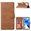 Ntech Hoesje Geschikt voor Xiaomi Mi 10T / Mi 10T Pro 5G Hoesje met Pasjeshouder portemonnee cover / bookcase - Bruin