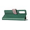 Ntech Hoesje Geschikt voor Oppo Reno 4 Lite / A73 / F17 Pro Hoesje met Pasjeshouder booktype case / wallet cover Groen
