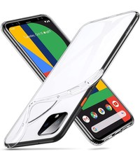 Ntech Google Pixel 4 XL siliconen hoesje - Pixel 4 XL Transparant backcover TPU hoesje